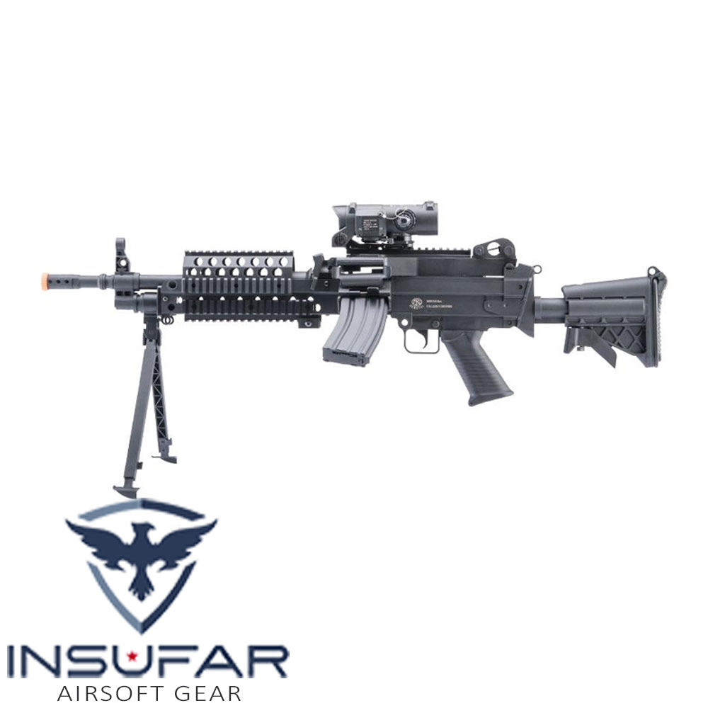 Replica M249 Cybergun Licenciada FN "Featherweight" MK46 / 400 FPS